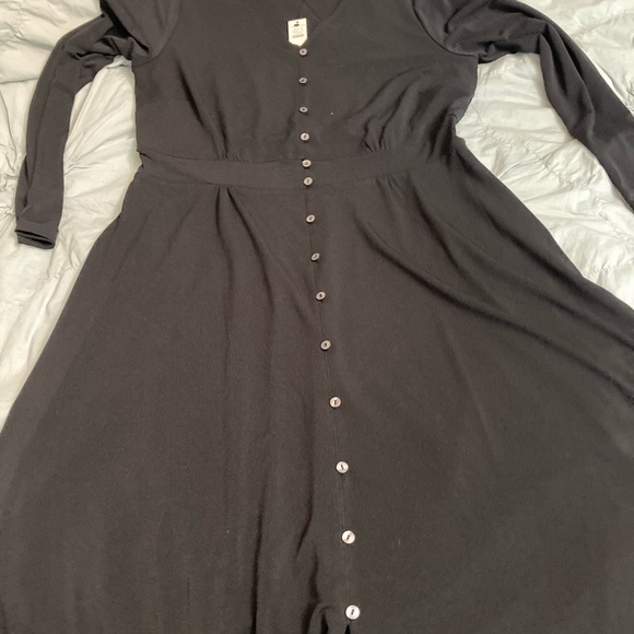Talbots long black dress - Picture 4 of 5